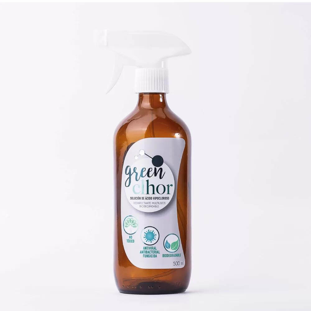 ALOA | Productos ecoamigables para bebés, hogar y cuidado personal Desinfectante Multiuso Biodegradable - Ácido Hipocloroso Green Clhor