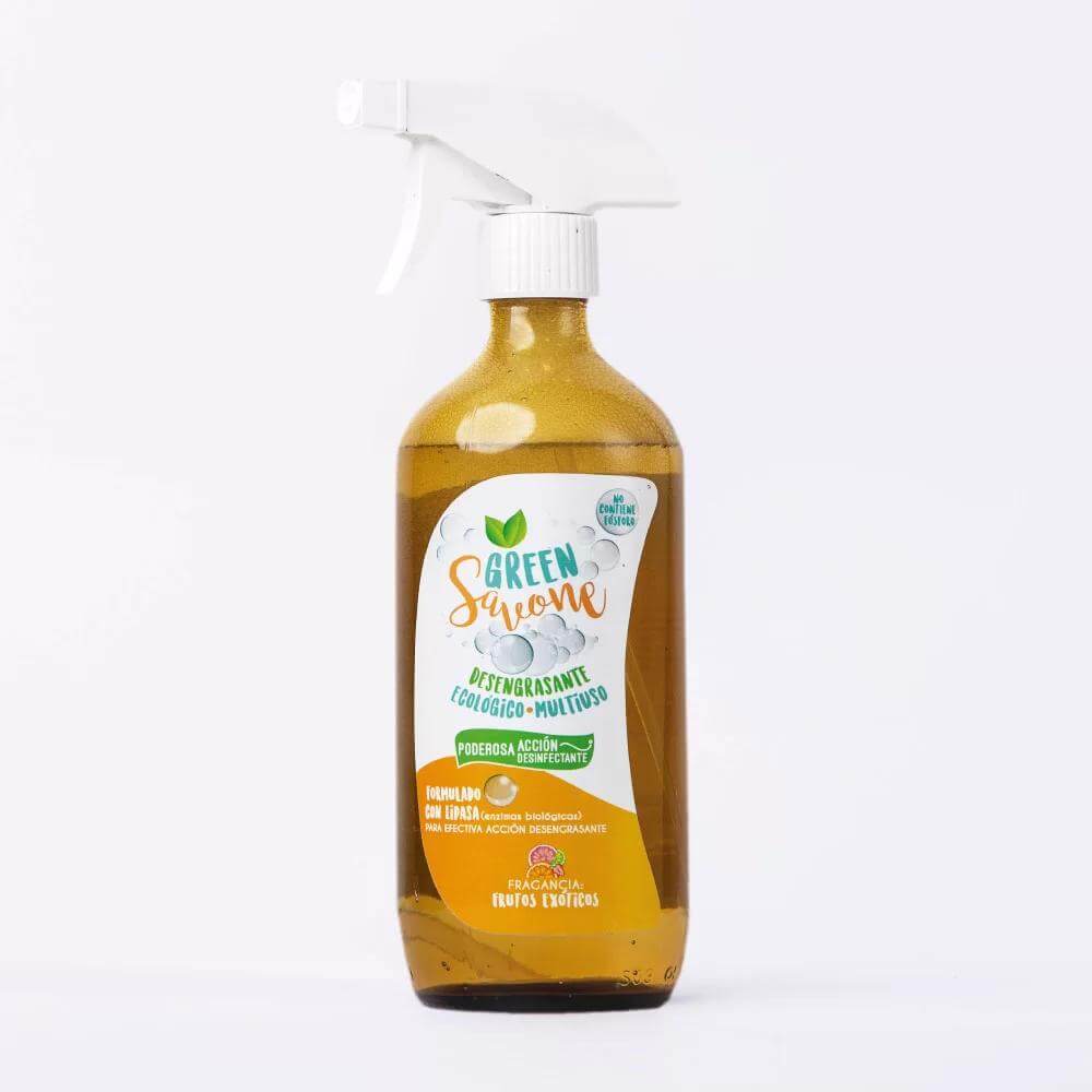 ALOA | Productos ecoamigables para bebés, hogar y cuidado personal Desengrasante/Desinfectante Biodegradable Green Savone
