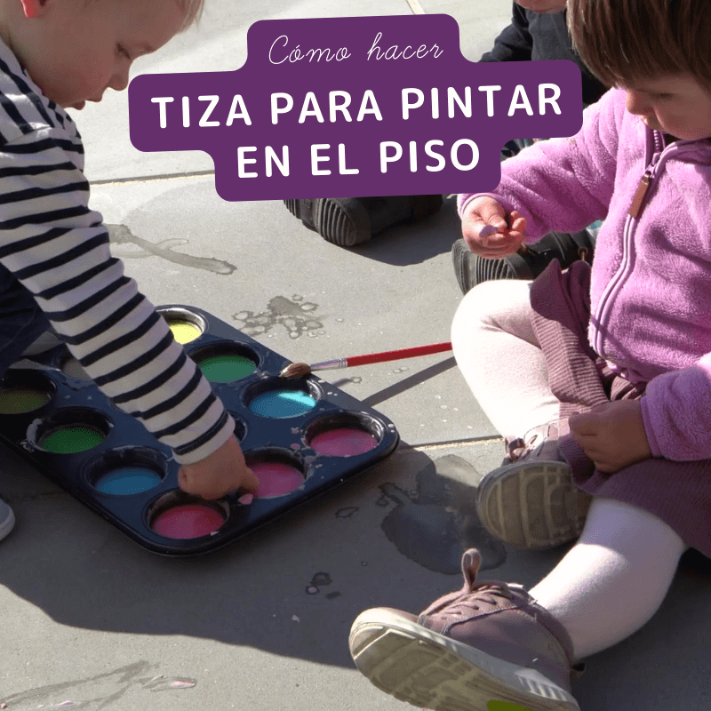 Cómo hacer tiza para pintar en el piso