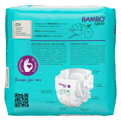 ALOA | Productos ecoamigables para bebés, hogar y cuidado personal Bambo Nature Pañales Talla 1 (RN)