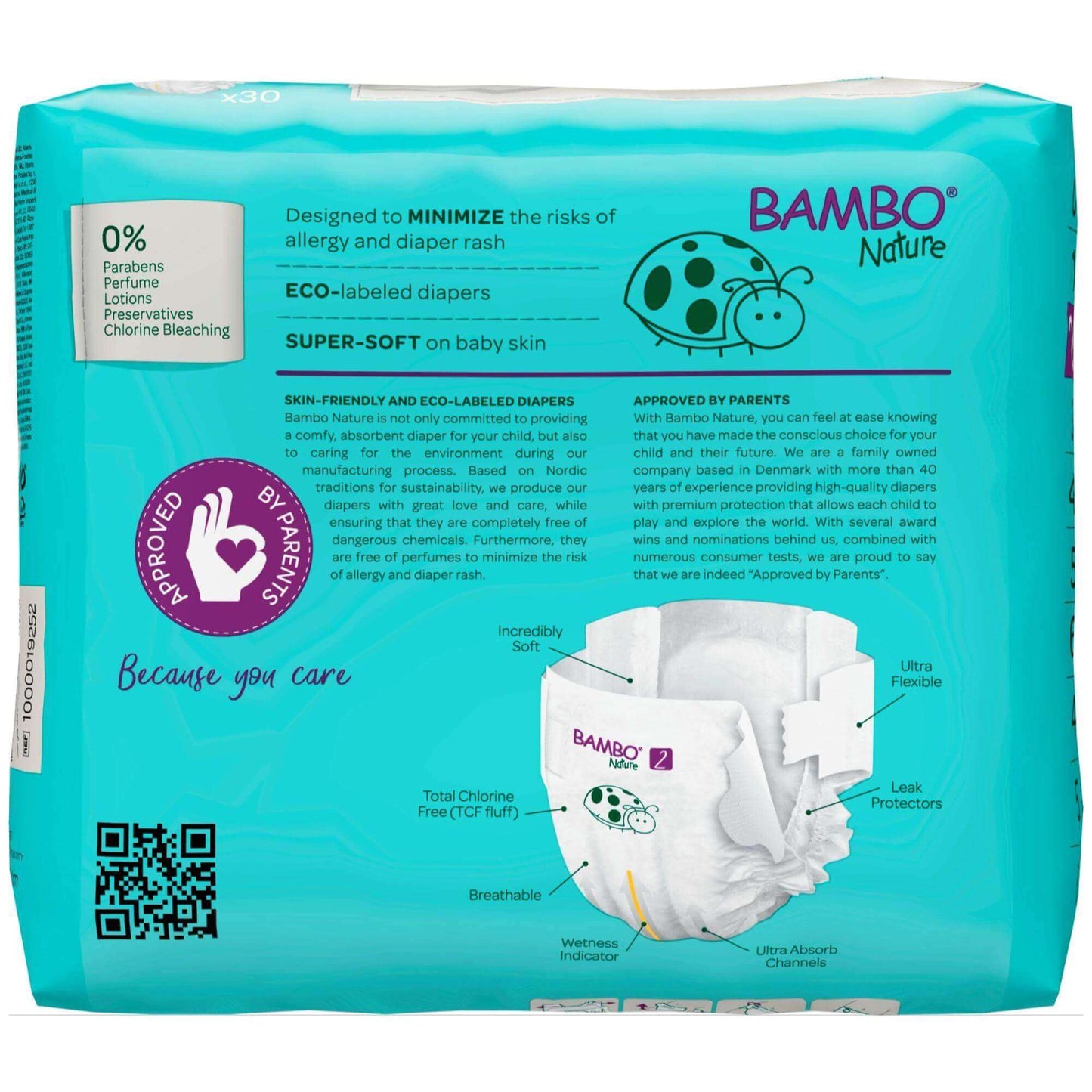 ALOA | Productos ecoamigables para bebés, hogar y cuidado personal Bambo Nature Pañales Talla 2 (S)