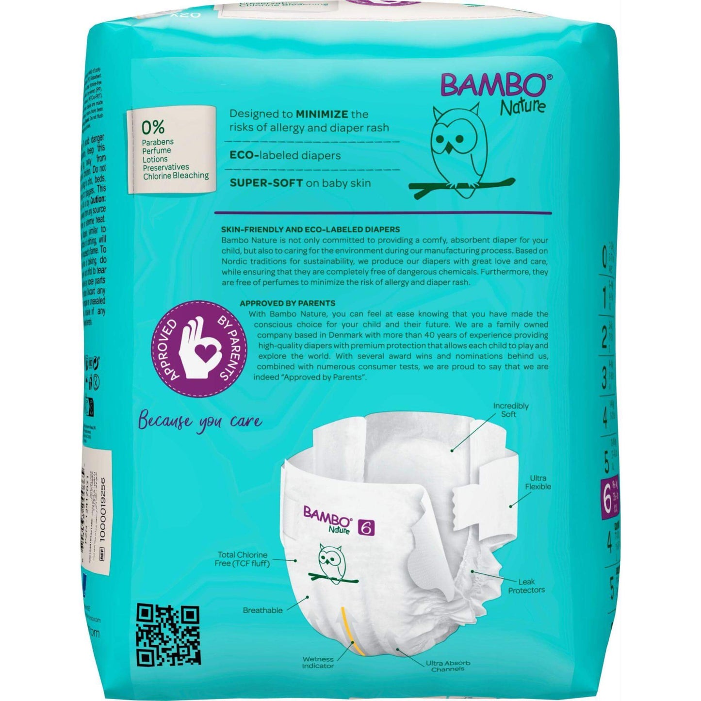 ALOA | Productos ecoamigables para bebés, hogar y cuidado personal Bambo Nature Pañales Talla 6 (XXL)