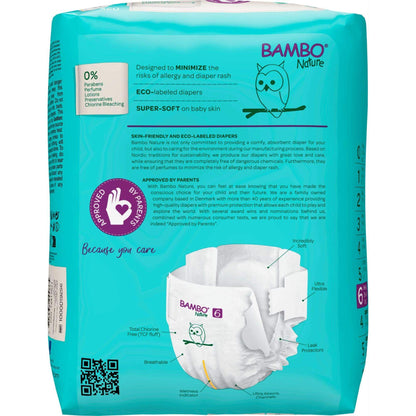 ALOA | Productos ecoamigables para bebés, hogar y cuidado personal Bambo Nature Pañales Talla 6 (XXL)