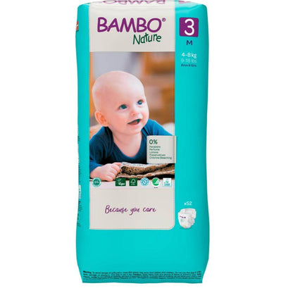 ALOA | Productos ecoamigables para bebés, hogar y cuidado personal Bambo Nature Pañales Talla 3 (M)