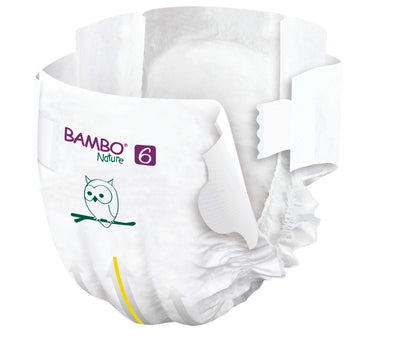 ALOA | Productos ecoamigables para bebés, hogar y cuidado personal Bambo Nature Pañales Talla 6 (XXL) - Caja