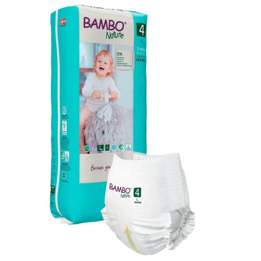 ALOA | Productos ecoamigables para bebés, hogar y cuidado personal Bambo Nature Pants Talla 4 (L)