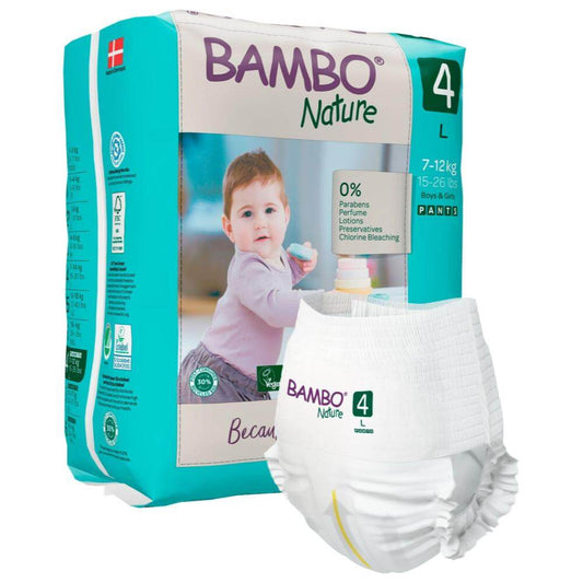 ALOA | Productos ecoamigables para bebés, hogar y cuidado personal Bambo Nature Pants Talla 4 (L)
