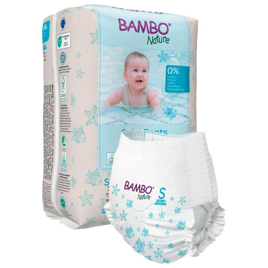 ALOA | Productos ecoamigables para bebés, hogar y cuidado personal Swim Pants Bambo Nature - Pañales de Agua (S)