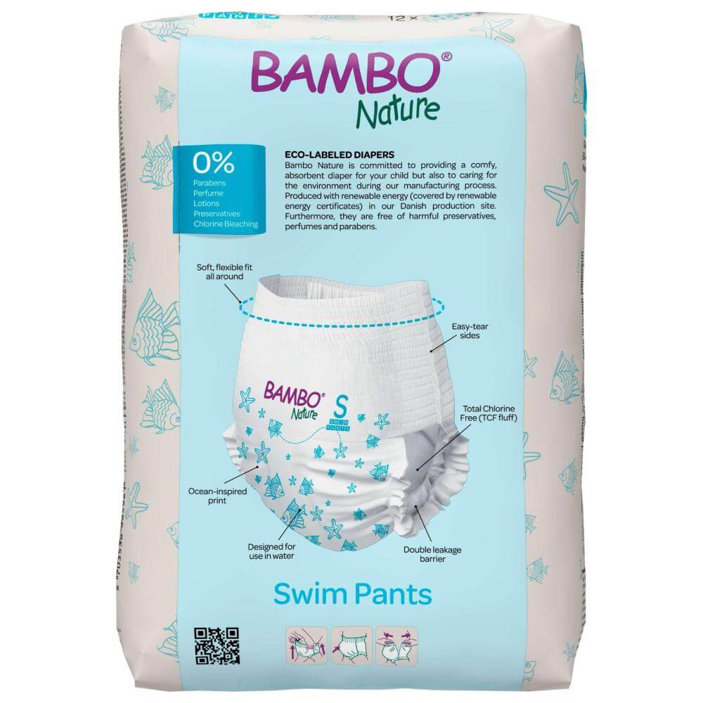 ALOA | Productos ecoamigables para bebés, hogar y cuidado personal Swim Pants Bambo Nature - Pañales de Agua (S)