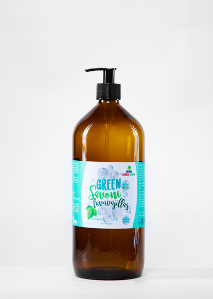 ALOA | Productos ecoamigables para bebés, hogar y cuidado personal Kit Inicial Hogar Verde con Detergente Líquido