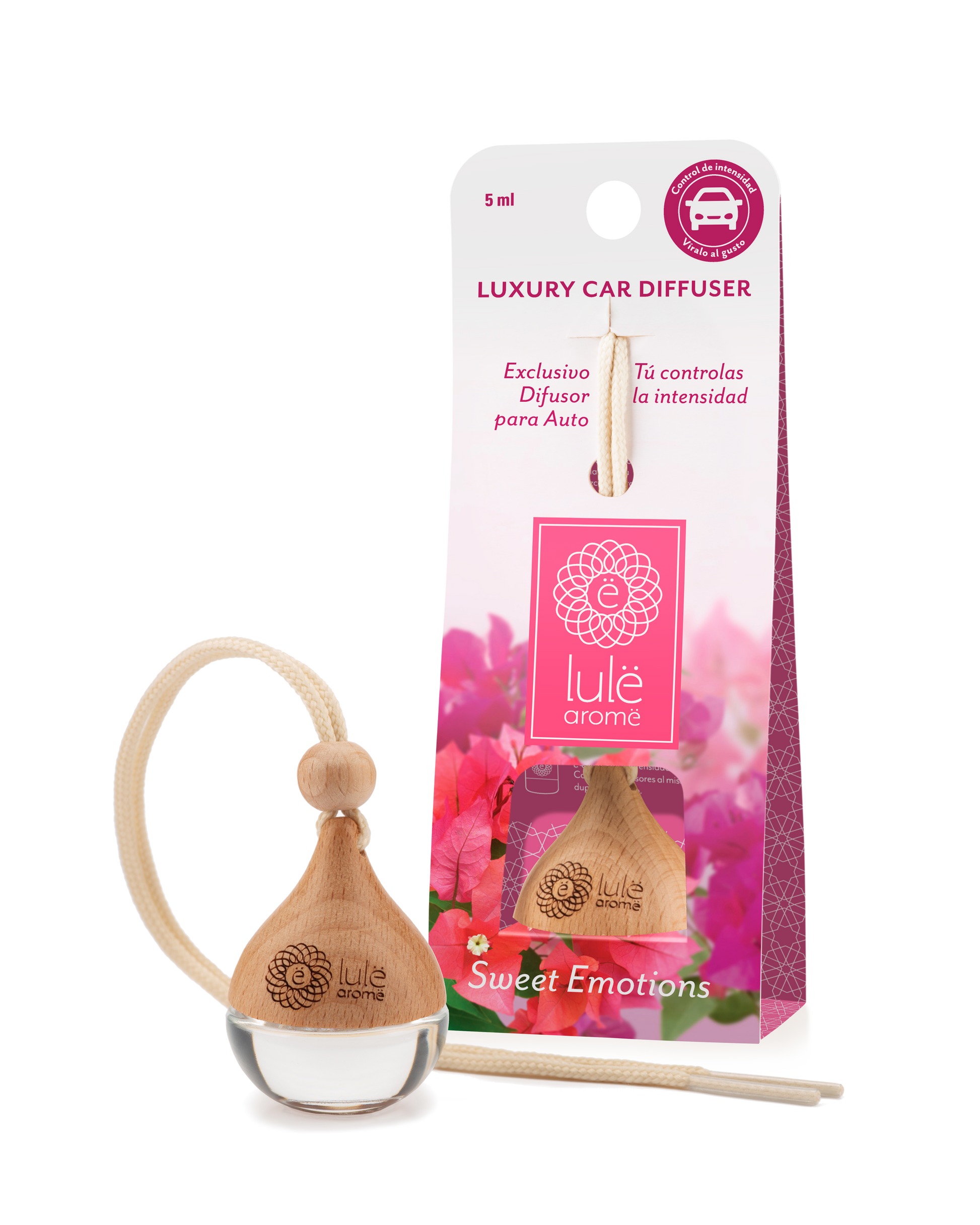 ALOA | Productos ecoamigables para bebés, hogar y cuidado personal Difusor para Auto Lulë - 5 Fragancias - 5 ml