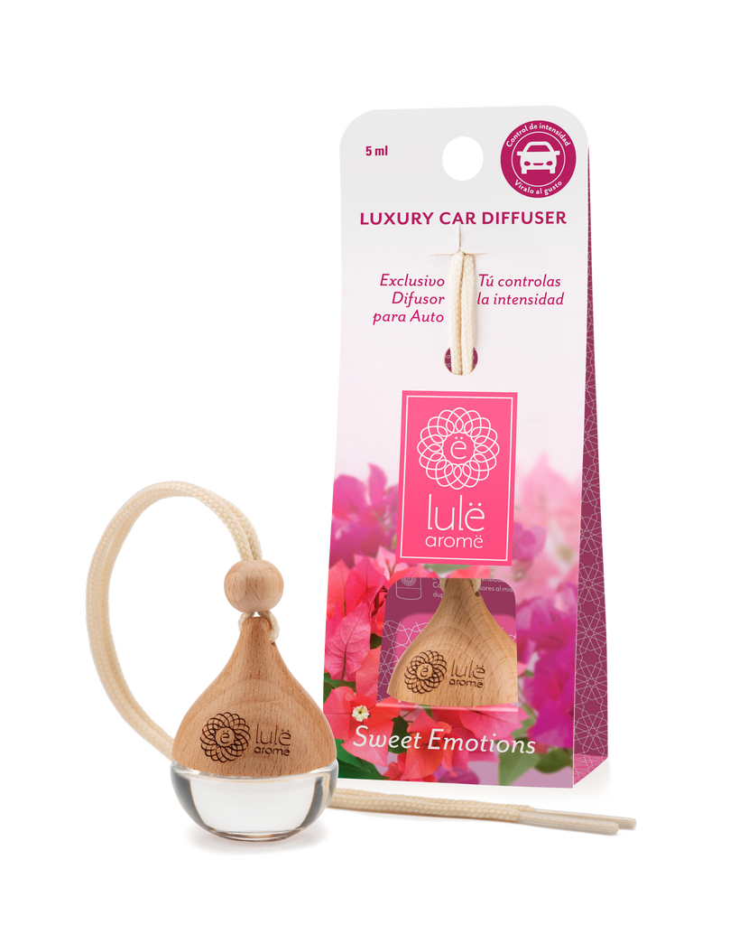 Aloa Pack para Auto Lulë - Elimina Olores + Difusor y Recarga - 5 Fragancias