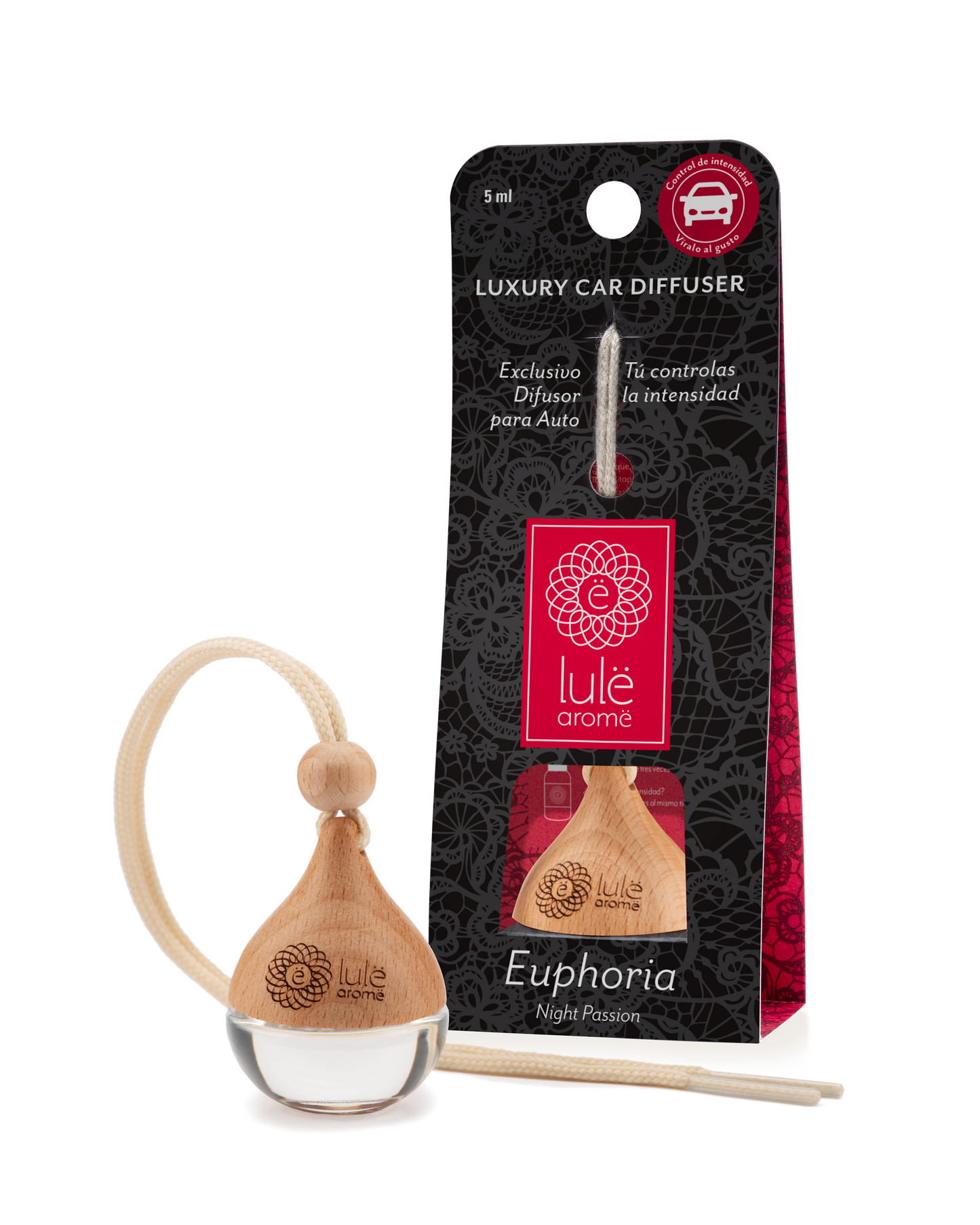 ALOA | Productos ecoamigables para bebés, hogar y cuidado personal Difusor para Auto Lulë - 5 Fragancias - 5 ml