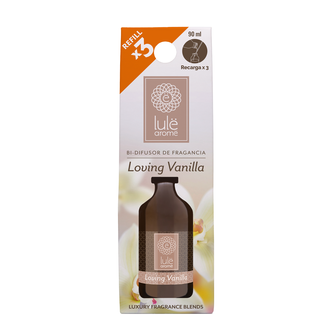 Aloa Refill (repuesto) Bi-Difusor de Fragancia Lulë - 5 Fragancias - 90 ml