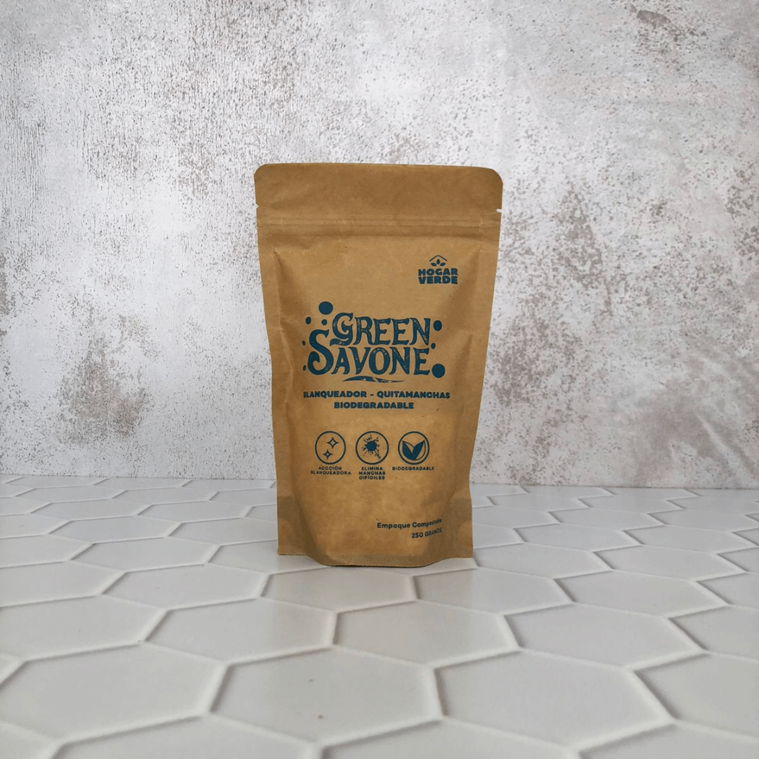 Aloa Blanqueador Textil Biodegradable Green Savone - (Quitamanchas)