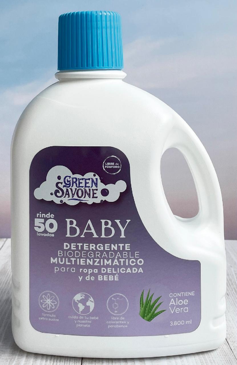 ALOA | Productos ecoamigables para bebés, hogar y cuidado personal Kit Bebé Hogar Verde con Detergente Líquido