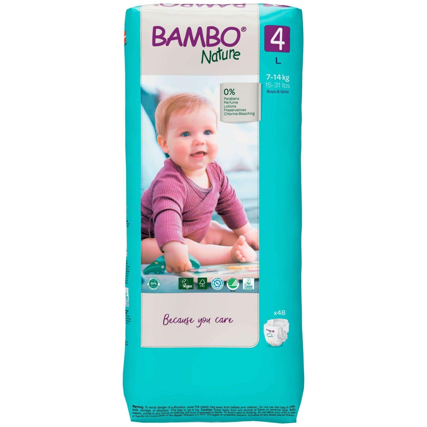 ALOA | Productos ecoamigables para bebés, hogar y cuidado personal Bambo Nature Pañales Talla 4 (L)