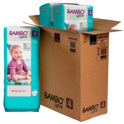 ALOA | Productos ecoamigables para bebés, hogar y cuidado personal Bambo Nature Pañales Talla 4 (L)