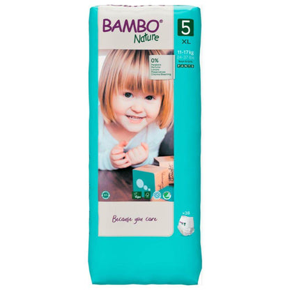 ALOA | Productos ecoamigables para bebés, hogar y cuidado personal Bambo Nature Pants Talla 5 (XL) - Caja