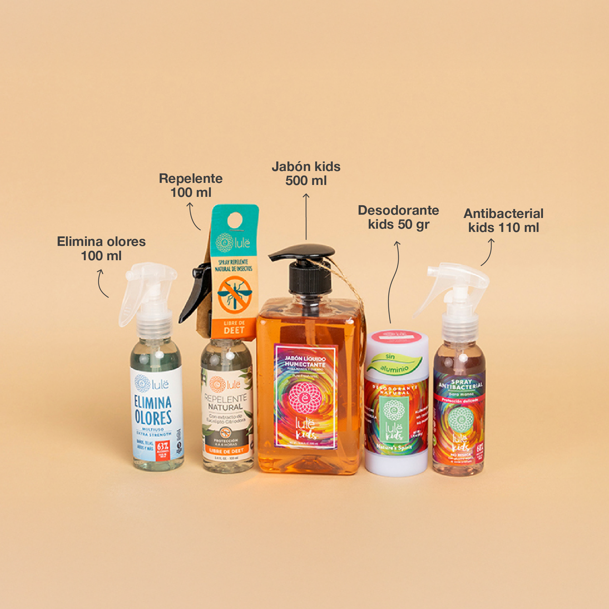 ALOA | Productos ecoamigables para bebés, hogar y cuidado personal Pack Kids Higiene Personal Lule