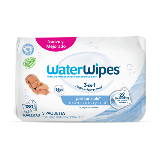 WaterWipes Triple Pack - 180 Toallitas