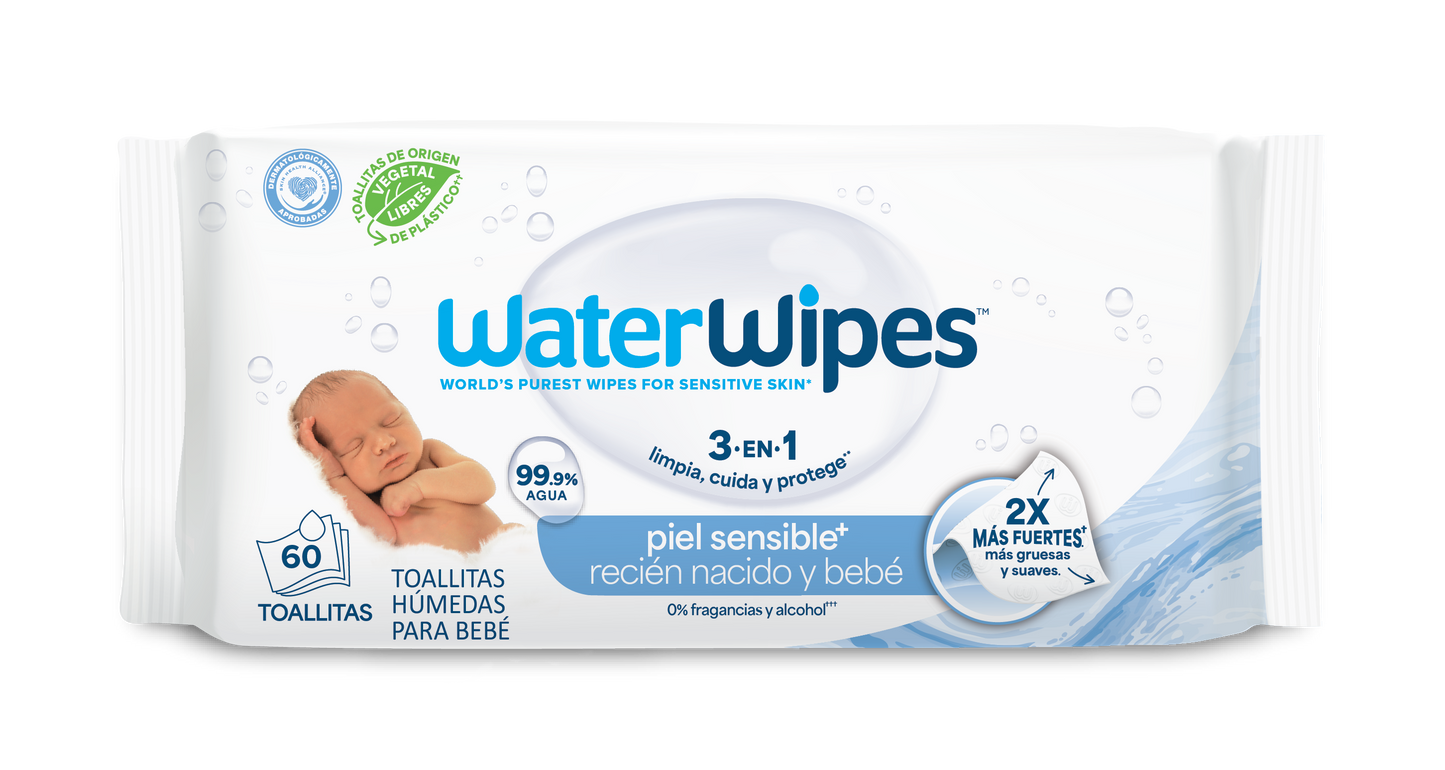 WaterWipes Single Pack - 60 Toallitas
