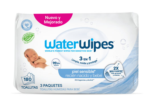 WaterWipes Triple Pack - 180 Toallitas