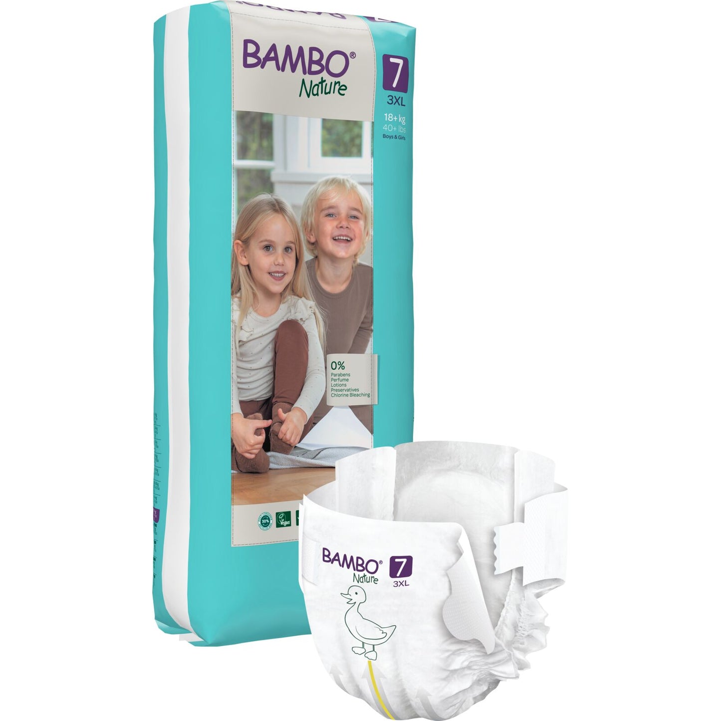 ALOA | Productos ecoamigables para bebés, hogar y cuidado personal Bambo Nature Pañales Talla 7 (3XL)