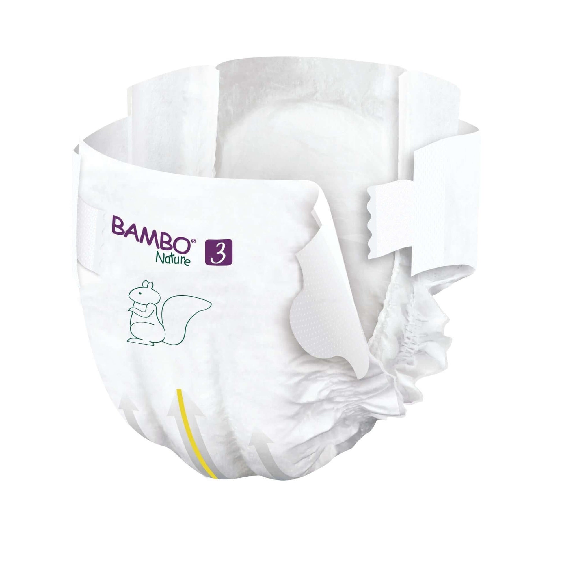 ALOA | Productos ecoamigables para bebés, hogar y cuidado personal Bambo Nature Pañales Talla 3 (M) - Caja