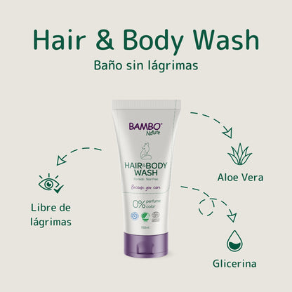 ALOA | Productos ecoamigables para bebés, hogar y cuidado personal Hair & Body Wash Bambo Nature